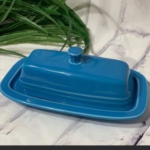Fiestaware Homer Laughlin Peacock Butterdish